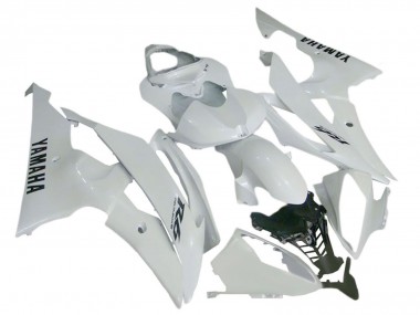 Yamaha YZF 600 R6 Motorrad Verkleidung 2008-2016 - Glanzendes Weiss