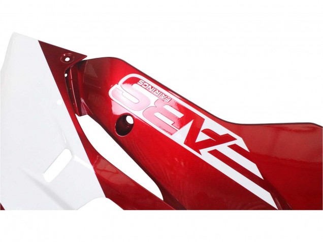 Yamaha YZF 600 R6 Motorrad Verkleidung 2017-2023 - Weiss Rot Schwarz