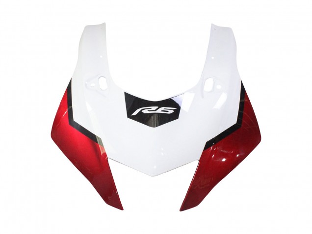 Yamaha YZF 600 R6 Motorrad Verkleidung 2017-2023 - Weiss Rot Schwarz