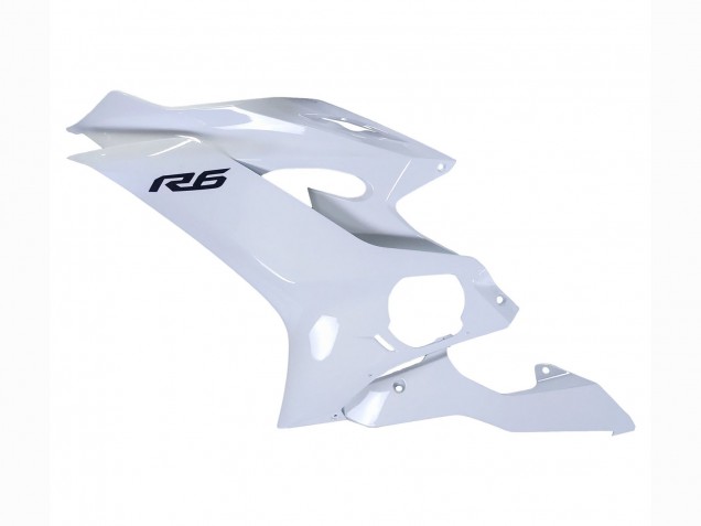 Yamaha YZF 600 R6 Motorrad Verkleidung 2017-2023 - Weiss
