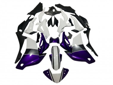 Honda CBR250RR Motorrad Verkleidung 2011-2015 - Weiss Dunkel Lila Schwarz