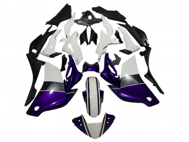 Honda CBR250RR Motorrad Verkleidung 2011-2015 - Weiss Dunkel Lila Schwarz