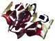 Kawasaki ZX12R Motorrad Verkleidung 2000-2001 - Rot Gold