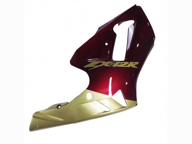 Kawasaki ZX12R Motorrad Verkleidung 2000-2001 - Rot Gold
