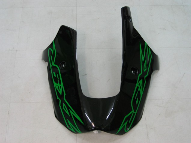 Kawasaki ZX9R Motorrad Verkleidung 2000-2001 - Grun Silber Schwarz