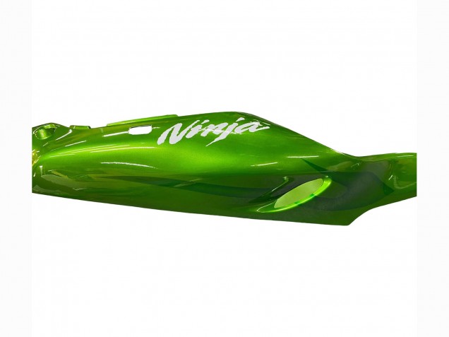 Kawasaki ZX9R Motorrad Verkleidung 2000-2001 - Grun Flamme