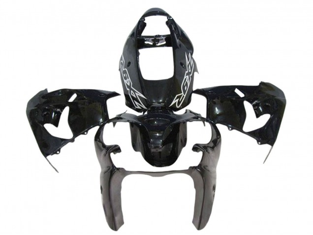 Kawasaki ZX9R Motorrad Verkleidung 2000-2001 - Glanzendes Schwarz