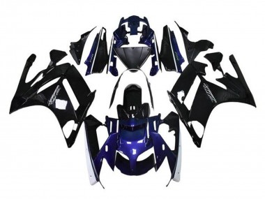 Yamaha FJR1300 Motorrad Verkleidung 2001-2006 - Glanzendes Schwarz Blau