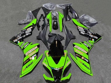 Aprilia RSV4 1000 Motorrad Verkleidung 2009-2015 - Grun Schwarz