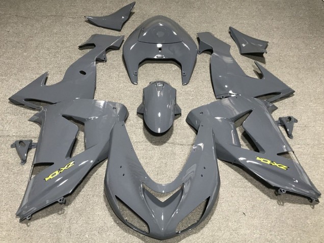Kawasaki ZX10R Motorrad Verkleidung 2006-2007 - Nardo Grau Gelb