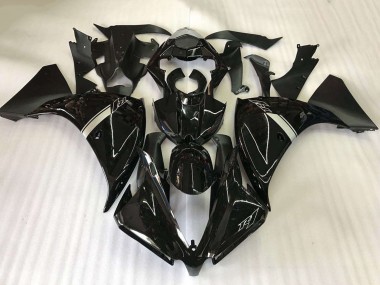 Yamaha YZF R1 Motorrad Verkleidung 2012-2014 - Glanzendes Schwarz