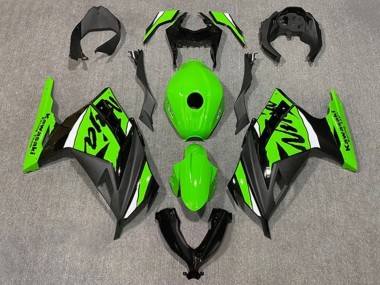 Kawasaki EX300 Motorrad Verkleidung 2013-2024 - Grun Weiss Schwarz