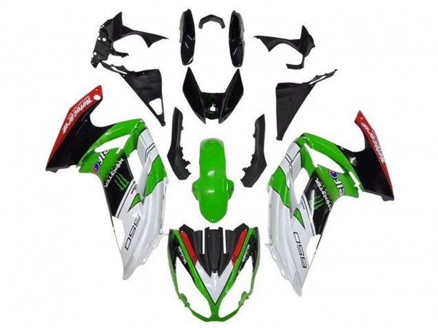 Kawasaki Ninja 650 EX650 Motorrad Verkleidung 2012-2016 - Weiss Grun Schwarz Rot Monster