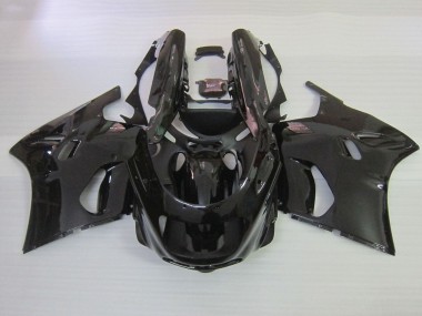 Kawasaki ZZR1100 Motorrad Verkleidung 1990-1992 - Glanzendes Schwarz