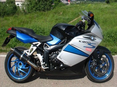 BMW K1200S Motorrad Verkleidung 2005-2010 - Silber Blau Schwarz