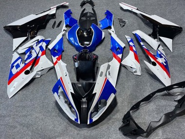 BMW S1000RR Motorrad Verkleidung 2009-2014 - Weiss Rot Blau Glanzendes Schwarz Tyco