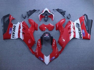 Ducati Panigale V4 V4S Motorrad Verkleidung 2020-2021 - Weiss Rot Matt Schwarz Tim