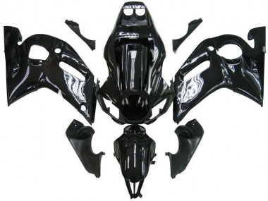 Yamaha YZF 600 R6 Motorrad Verkleidung 1998-2002 - Glanzendes Schwarz