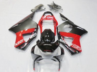 Honda CBR900RR 954 Motorrad Verkleidung 2002-2003 - Grau Rot Glanzendes Schwarz Mugen