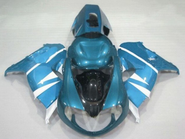 Suzuki TL1000R Motorrad Verkleidung 1998-2003 - Hellblau Weiss Schwarz