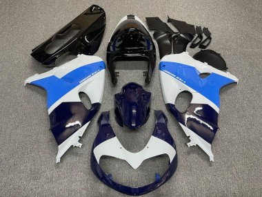 Suzuki TL1000R Motorrad Verkleidung 1998-2003 - Weiss Blau Schwarz Dunkel Blau