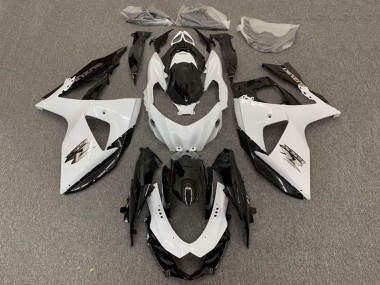 Suzuki GSXR 1000 Motorrad Verkleidung 2009-2016 - Weiss Schwarz