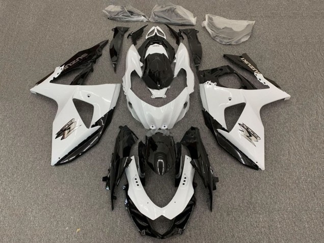 Suzuki GSXR 1000 Motorrad Verkleidung 2009-2016 - Weiss Schwarz