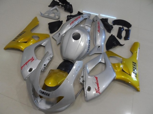 Yamaha YZF600R Thundercat Motorrad Verkleidung 1996-2007 - Silber Gold