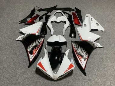 Yamaha YZF 1000 R1 Motorrad Verkleidung 2012-2014 - Weiss Rot Schwarz