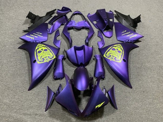 Yamaha YZF 1000 R1 Motorrad Verkleidung 2012-2014 - Lila Neon Gelb