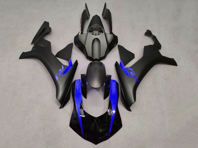 Yamaha YZF 1000 R1 Motorrad Verkleidung 2020-2025 - Matt Schwarz Blau