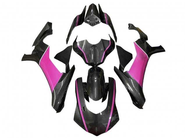 Yamaha YZF 1000 R1 Motorrad Verkleidung 2020-2025 - Kunst Carbonfaser Rosa