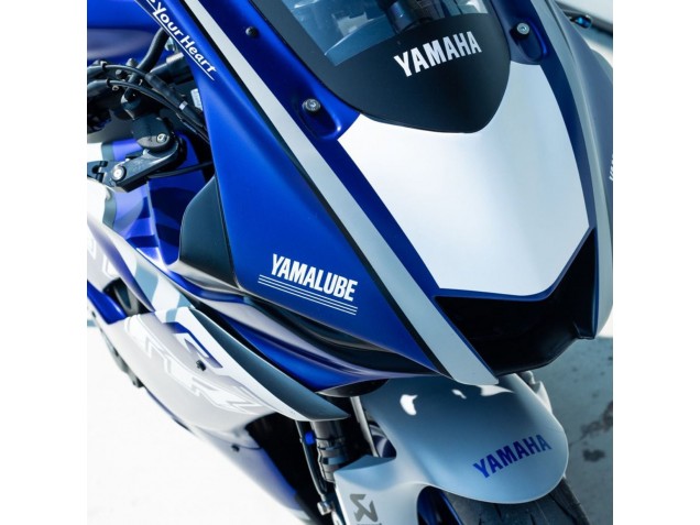 Yamaha YZF R6 Motorrad Verkleidung 2017-2023 - Blau Silber GYTR