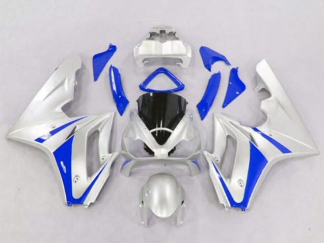 Triumph Daytona 675 Triple Motorrad Verkleidung 2006-2008 - Silber Blau