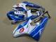 Triumph Daytona 675 Triple Motorrad Verkleidung 2009-2012 - Weiss Blau Hpi