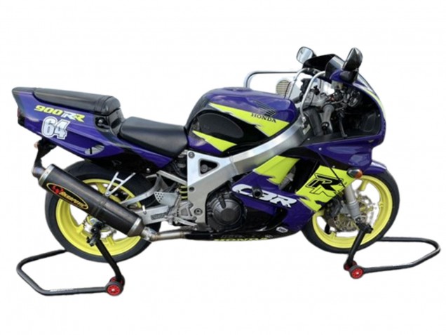 Honda CBR900RR 893 Motorrad Verkleidung 1996-1997 - Blau Neon Gelb