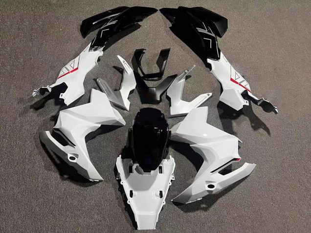 Honda ADV160 Motorrad Verkleidung 2022-2024 - Weiss Glanzendes Schwarz