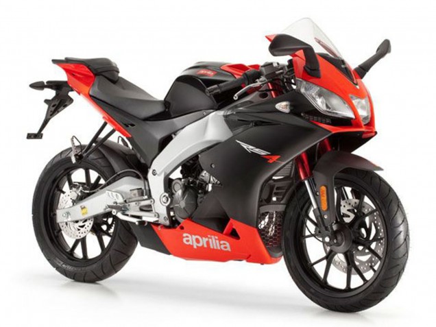 Aprilia RS4 50 125 Motorrad Verkleidung 2012-2019 - Rot Matt Schwarz