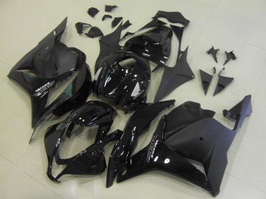 Honda CBR600RR Motorrad Verkleidung 2009-2012 - Glanzendes Schwarz Matt Schwarz OEM Stil