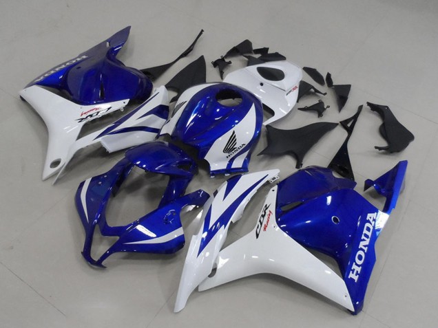 Honda CBR600RR Motorrad Verkleidung 2009-2012 - Weiss Blau