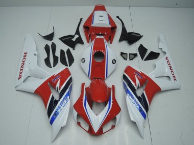 Honda CBR1000RR Motorrad Verkleidung 2006-2007 - Weiss Rot Blau Schwarz HRC