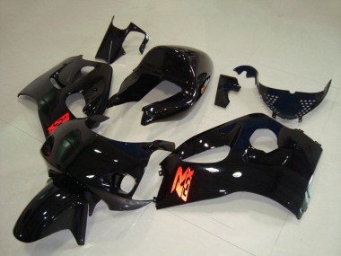 Suzuki GSXR 600 Motorrad Verkleidung 1996-2000 - Glanzendes Schwarz