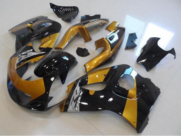 Suzuki GSXR 600 Motorrad Verkleidung 1996-2000 - Gold Schwarz