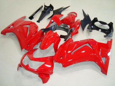Kawasaki ZX250R Motorrad Verkleidung 2008-2012 - Rot Schwarz