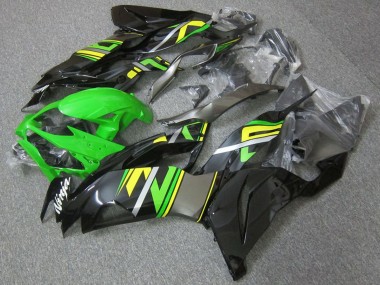 Kawasaki ZX6R Motorrad Verkleidung 2019-2022 - Grun Schwarz Gelb