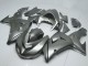 Kawasaki ZX10R Motorrad Verkleidung 2006-2007 - Glanzendes Grau