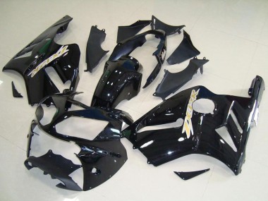 Kawasaki ZX12R Motorrad Verkleidung Kit 2002-2006 - Glanzendes Schwarz