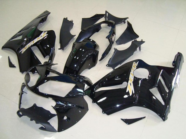 Kawasaki ZX12R Motorrad Verkleidung Kit 2002-2006 - Glanzendes Schwarz