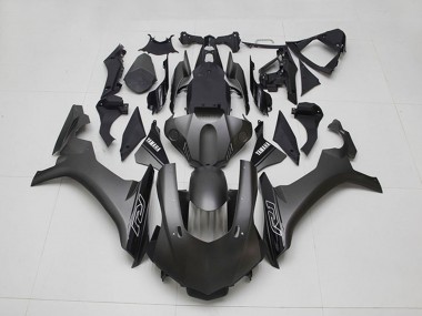 Yamaha YZF R1 Motorrad Verkleidung 2015-2019 - Matt Schwarz Glanzendes Schwarz