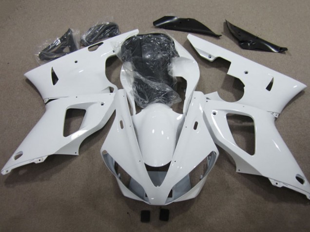 Yamaha YZF R1 Motorrad Verkleidung 2000-2001 - Glanzendes Weiss